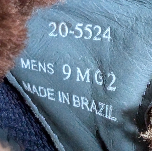 Johnston & Murphy XC Flex® Cody Plain Toe Shearling Brown Boot..9M - Picture 9 of 10